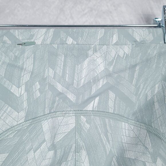 Lululemon Swift Speed Tights Womens 4 Blue White High Rise Pockets Crop Jacquard - Picture 12 of 16